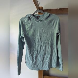 Eddie Bauer Waffle Hoodie M blue